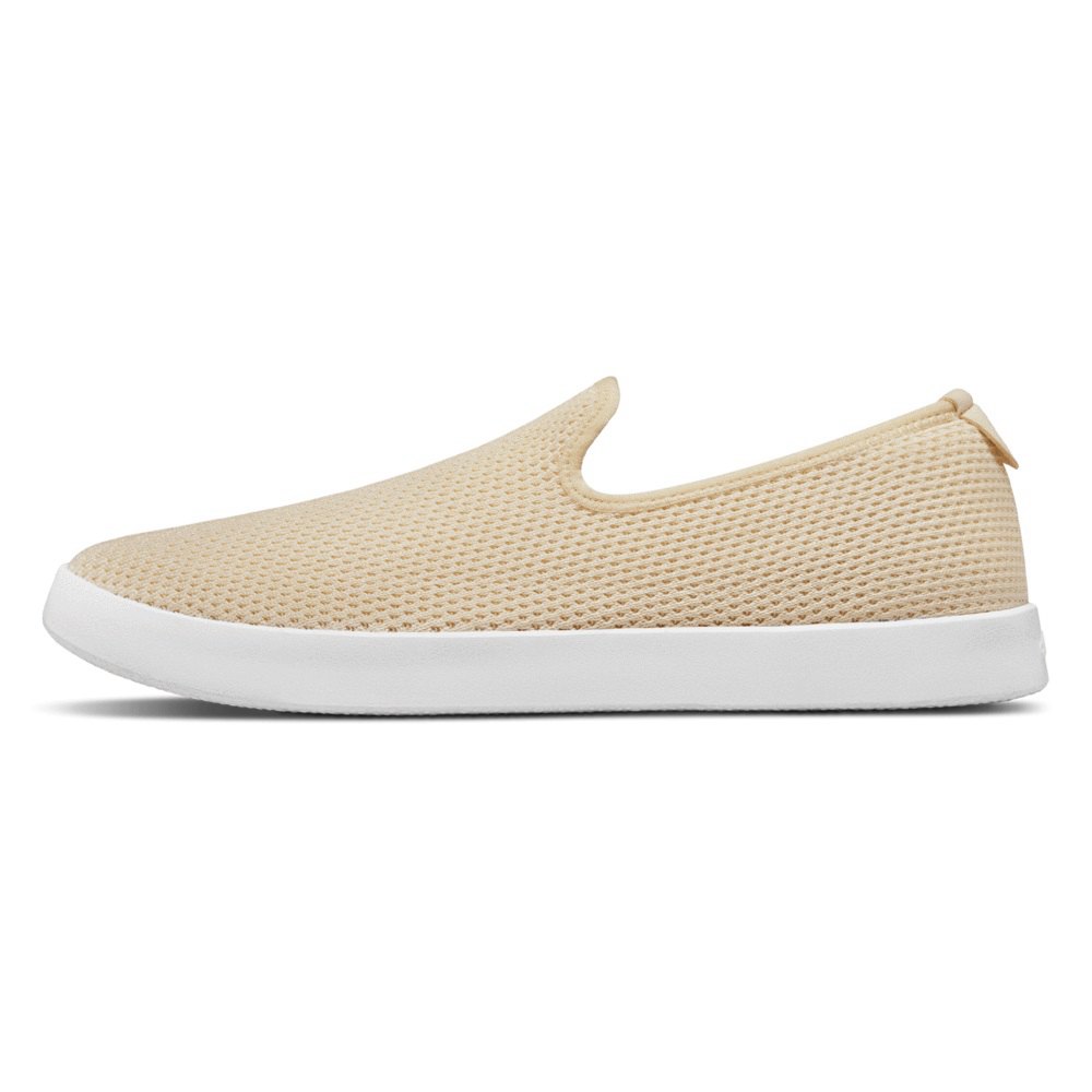 Allbirds Men\'s Slip-Ons Khaki - Tree Loungers - 96314ZIRC